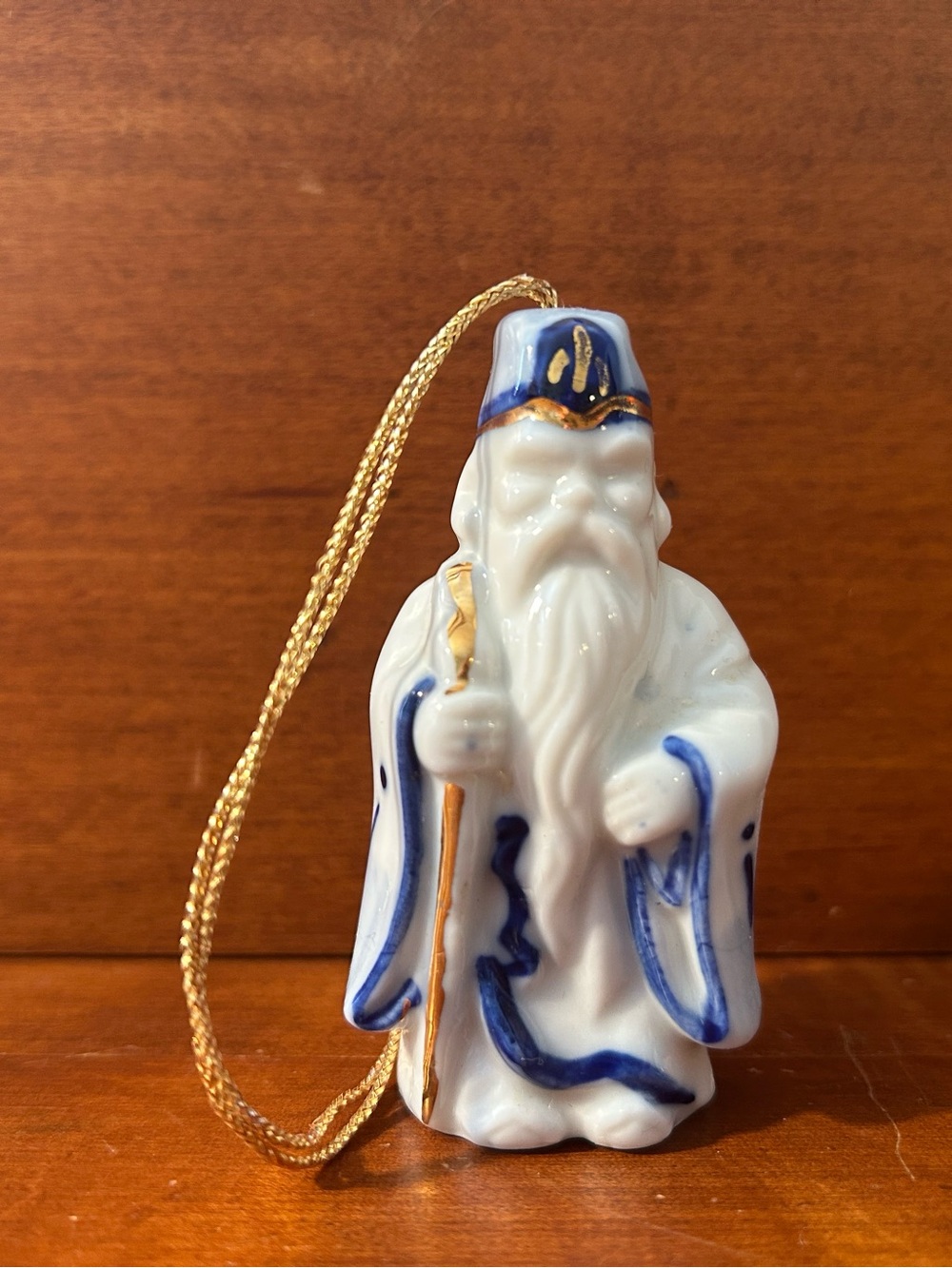 Quantity 1 - Vintage Shou Xing Ornament made in Japan 2.75” t x 1.5” w x 1.25” d